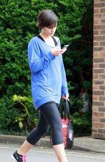 FRANKIE SANDFORD in Tight Leggings Leaves a Gym