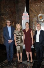 GEORGIA MAY JAGGER at Illuminates the Empire State Building