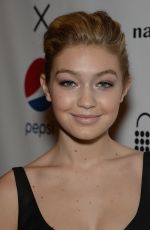 GIGI HADID at Narciso Rodriguez Bottletop Collection Launch in New York