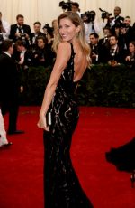 GISELE BUNDCHEN at MET Gala 2014 in New York