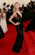 GISELE BUNDCHEN at MET Gala 2014 in New York