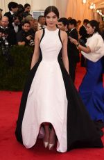 HAILEE STEINFELD at MET Gala 2014 in New York