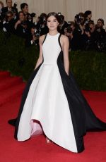 HAILEE STEINFELD at MET Gala 2014 in New York