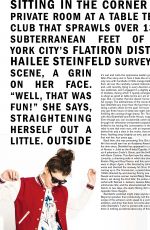 HAILEE STEINFELD in Nylon Magazine, May 2014 Issue