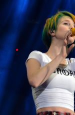 HAYLEY WILLIAMS Performs at 102.7 Kiis FM Wango Tango in Los Angeles