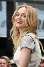 HEATHER GRAHAM at Interview for Access Hollywood in New York