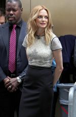 HEATHER GRAHAM at Interview for Access Hollywood in New York