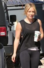 HILARY DUFF Arrives at a a Gym in Los Angeles 0205
