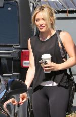 HILARY DUFF Arrives at a a Gym in Los Angeles 0205