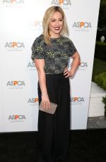 HILARY DUFF at Aspca’s Commitment to Save Animals Celebration