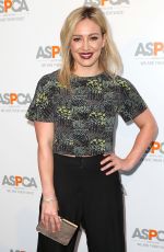 HILARY DUFF at Aspca’s Commitment to Save Animals Celebration