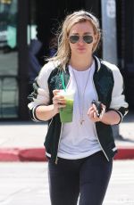 HILARY DUFF at Starbucks in West Hollywood 1905