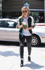 HILARY DUFF at Starbucks in West Hollywood 1905