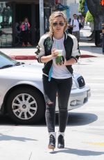 HILARY DUFF at Starbucks in West Hollywood 1905
