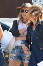 HILARY DUFF in Daisy Dukes Out in West Hollywood