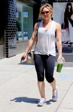 HILARY DUFF in Tight LeggingsOut in Beverly Hills 1605