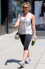 HILARY DUFF in Tight LeggingsOut in Beverly Hills 1605
