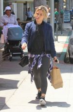 HILARY DUFF Leaves a Nail Salon in Beverly Hills