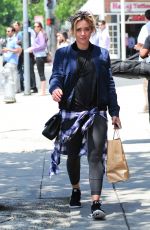 HILARY DUFF Leaves a Nail Salon in Beverly Hills