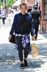 HILARY DUFF Leaves a Nail Salon in Beverly Hills
