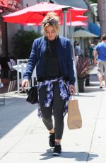 HILARY DUFF Leaves a Nail Salon in Beverly Hills