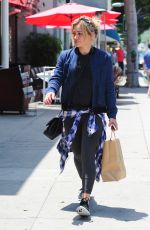 HILARY DUFF Leaves a Nail Salon in Beverly Hills