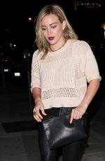 HILARY DUFF Leavres Craig’s Restaurant in West Hollywood 2405