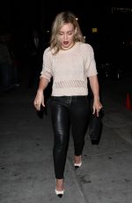 HILARY DUFF Leavres Craig’s Restaurant in West Hollywood 2405
