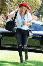 HILARY DUFF Out and About in Studio City