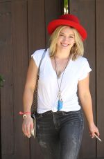 HILARY DUFF Out and About in Studio City