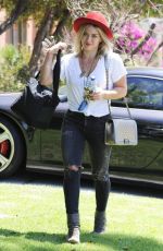 HILARY DUFF Out and About in Studio City