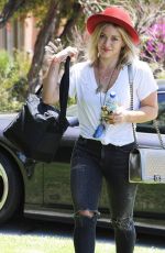 HILARY DUFF Out and About in Studio City