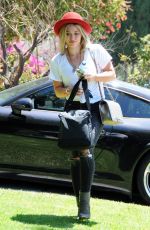 HILARY DUFF Out and About in Studio City