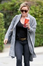 HILARY DUFF Out for Coffe in Los Angeles