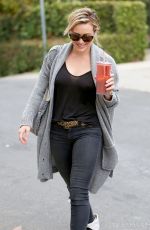 HILARY DUFF Out for Coffe in Los Angeles