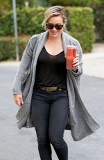 HILARY DUFF Out for Coffe in Los Angeles