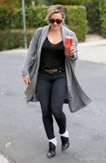 HILARY DUFF Out for Coffe in Los Angeles