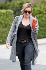 HILARY DUFF Out for Coffe in Los Angeles
