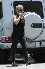 HILARY DUFF Out Shopping at Bristol Farms in Beverly Hills