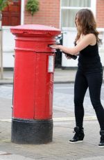 IMOGEN THOMAS in Tank Top Out in London