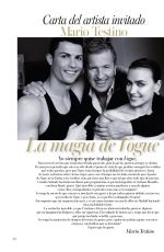 IRINA SHAYK and Cristiano Ronaldo in Vogue Magazine, Spain June 2014 Issue