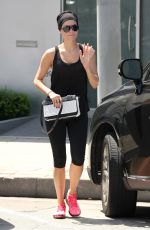 JAIMIE ALEXANDER Working Out at a Gym in Hollywood
