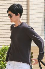 JAIMIE ALXANDER in Shorts Out and About in Los Angeles