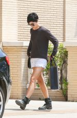 JAIMIE ALXANDER in Shorts Out and About in Los Angeles