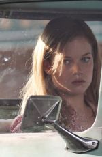 JANE LEVY on the Set of Monster Truck in Chilliwack