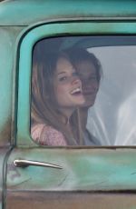 JANE LEVY on the Set of Monster Truck in Chilliwack