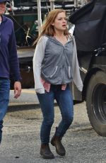 JANE LEVY on the Set of Monster Truck in Chilliwack