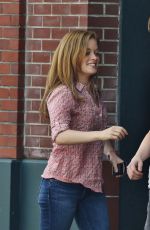 JANE LEVY on the Set of Monster Truck in Chilliwack