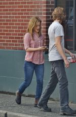 JANE LEVY on the Set of Monster Truck in Chilliwack