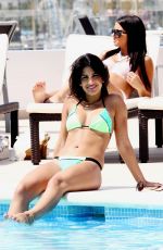 JASMIN WALIA in Bikini at a Pool in Ibiza